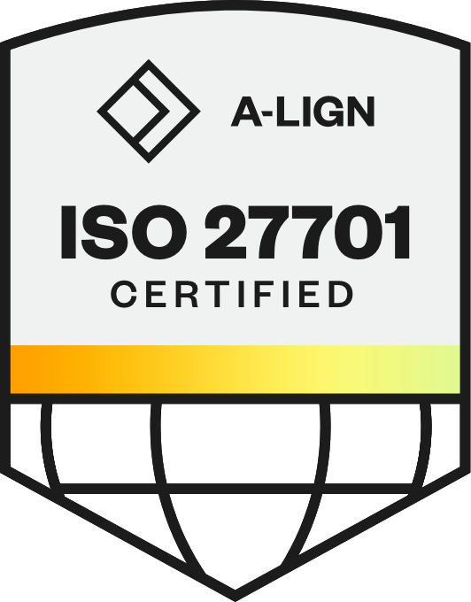 A-LIGN ISO 27701 certification badge