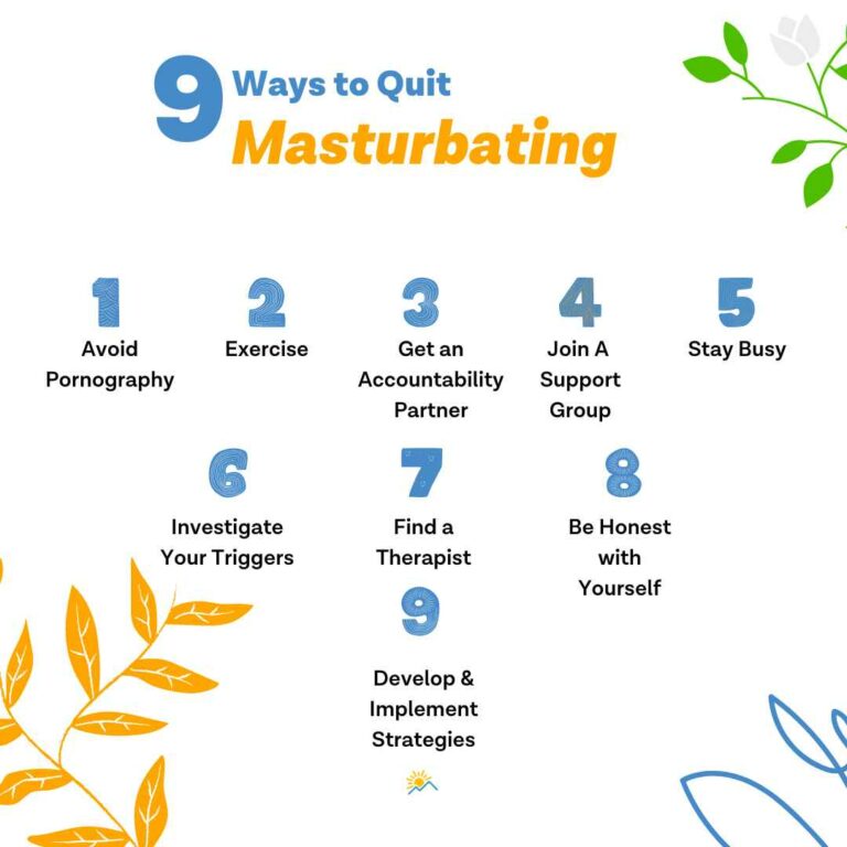 Infographic Ways to Quit Masturbating